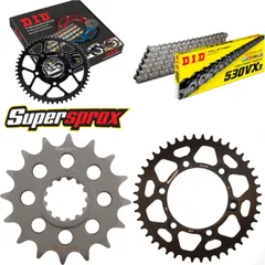 Chain Kit - ALU - black for: YAMAHA FZS1000 Fazer 01-05 16-44-116 DID530VX3 rivet