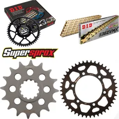 Chain Kit - ALU - black for: YAMAHA FZS1000 Fazer 01-05 16-44-116 DID530ZVM-X(G&G) rivet