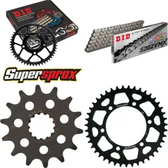 Kettensatz Alu schwarz für: KAWASAKI EX250 R Ninja 08-15 14-43-106 DID520ZVM-X Niet
