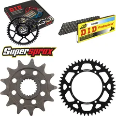 Chain Kit - ALU - black for: KAWASAKI KX250 F 06-10 13-48-112 DID520 Clip