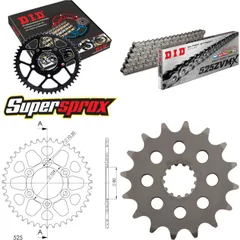 Chain Kit - ALU - black for: KAWASAKI Z1000 03-06 16-42-112 DID525ZVM-X endless