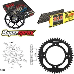 Chain Kit - ALU - black for: SUZUKI RM85 /L 19``/16`` 02 13-47-122 DID428HD Clip