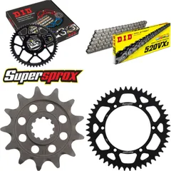 Chain Kit - ALU - black for: SUZUKI RM-Z 250 04-06 13-48-116 DID520VX3 rivet