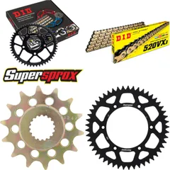 Kettensatz Alu schwarz für: SUZUKI RM-Z 450 05-07 14-49-116 DID520VX3(G&B) Clip