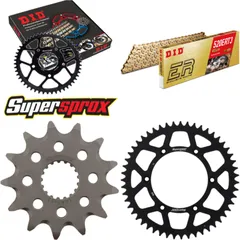 Kettensatz Alu schwarz für: SUZUKI RMX450 Z 10-15 13-51-116 DID520ERT2(G&G) Clip