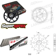 Kettensatz Alu für: SUZUKI GSX-R 1100 93-94 15-42-114 DID532ZLV Endlos