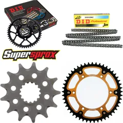 Kettensatz Stealth gold für: BETA RR300 Enduro 12-15/RR35 13-49-114 DID520NZ Clip