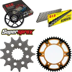 Chain Kit Stealth gold for: BETA RR300 Enduro 12-15/RR35 13-49-114 DID520VX3 endless