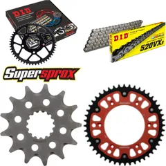 Chain Kit Stealth red for: BETA RR430 Enduro 13-15/RR450 13-48-112 DID520VX3 Clip
