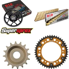 Chain Kit Stealth gold for: APRILIA ETX350 Tuareg Wind 8 16-45-104 DID520ZVM-X(G&G) endless