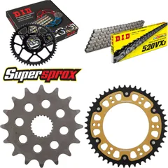 Chain Kit Stealth gold APR/for: BMW Pegaso 650 96-00/Peg 16-47-110 DID520VX3 endless