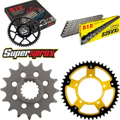 Chain Kit Stealth gold for: APRILIA SMV750 Dorsoduro 08-15 16-46-112 DID525VX3 endless