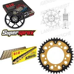 Chain Kit Stealth gold for: APRILIA NA850 Mana /GT 08-14 18-40-100 DID525VX3(G&B) endless