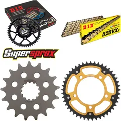 Kettensatz Stealth gold für: BMW S1000 R 13-15 17-45-120 DID525VX3(G&B) Niet