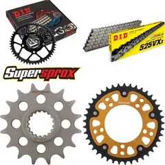 Chain Kit Stealth gold for: APRILIA SL1000 Falco 99-04 16-41-108 DID525VX3 rivet