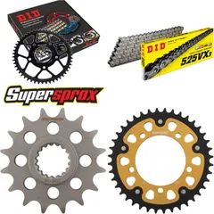 Chain Kit Stealth gold for: APRILIA RSV4 1000 10-14/RSV4 16-40-108 DID525VX3 rivet