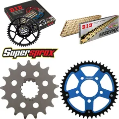 Chain Kit Stealth blue for: BMW S1000RR HP4 12-15 17-45-118 DID525ZVM-X(G&G) rivet