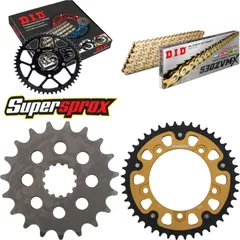Kettensatz Stealth gold für: TRIUMPH Daytona 955 I [5 x Ø 19-44-106 DID530ZVM-X(G&G) Endlos