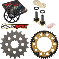 Chain Kit Stealth gold for: TRIUMPH Daytona 955 I [5 x Ø 19-44-106 DID530ZVM-X(G&G) rivet