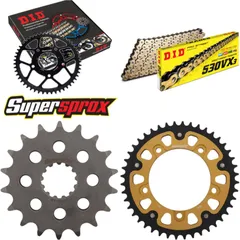 Chain Kit Stealth gold for: TRIUMPH Tiger 1050 07-14/Tig 18-44-114 DID530VX3(G&B) endless