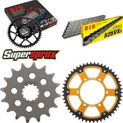 Chain Kit Stealth gold for: TRIUMPH Tiger 800 / ABS 11-15 16-50-122 DID525VX3 endless