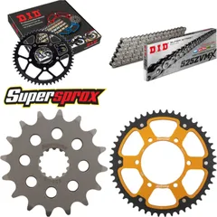Kettensatz Stealth gold für: TRIUMPH Tiger 800 / ABS 11-15 16-50-122 DID525ZVM-X Niet