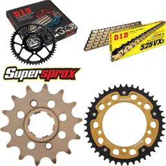 Chain Kit Stealth gold for: TRIUMPH Speedmaster 800 03-04 16-42-112 DID525VX3(G&B) endless