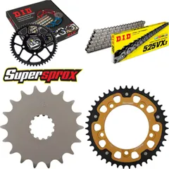 Chain Kit Stealth gold for: TRIUMPH Scrambler 865 06-15 18-43-106 DID525VX3 rivet