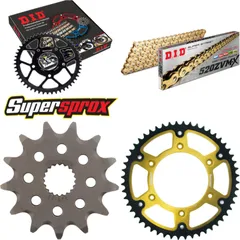 Chain Kit Stealth gold for: HONDA CR125 R 00-01/CR125 R 13-52-116 DID520ZVM-X(G&G) rivet