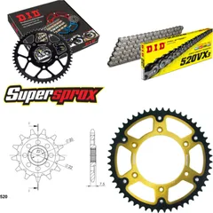 Chain Kit Stealth gold for: HONDA CR125 R 04-07 13-52-116 DID520VX3 endless