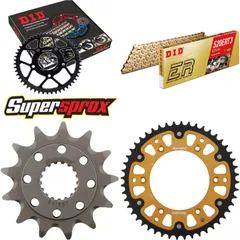 Chain Kit Stealth gold for: HONDA CR250 R 05-08 13-48-114 DID520ERT2(G&G) Clip
