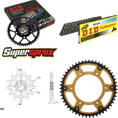 Chain Kit Stealth gold for: HONDA CRF250 R 04-09 13-51-114 DID520 Clip