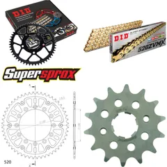 Chain Kit Stealth gold for: HONDA CL250 SC 82-83 14-51-106 DID520ZVM-X(G&G) rivet