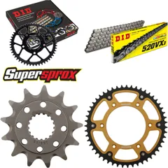Chain Kit Stealth gold for: HONDA CRF450 X 05-15 13-51-120 DID520VX3 endless
