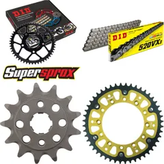 Chain Kit Stealth gold for: HONDA XR250 R 88-89 13-48-108 DID520VX3 rivet