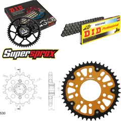 Chain Kit Stealth gold for: HONDA CBX550 F 82-84 16-43-104 DID530NZ Clip