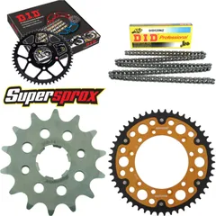 Chain Kit Stealth gold for: HONDA XR600 R 88-90 14-50-112 DID520NZ Clip