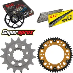 Chain Kit Stealth gold for: HONDA XL600 V Transalp 89-99 15-47-118 DID525VX3 rivet