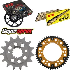 Chain Kit Stealth gold for: HONDA XL600 V Transalp 89-99 15-47-118 DID525VX3(G&B) Clip