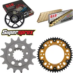 Chain Kit Stealth gold for: HONDA XL600 V Transalp 89-99 15-47-118 DID525ZVM-X(G&G) rivet