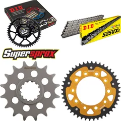 Chain Kit Stealth gold for: HONDA CBR600 F 99-00 16-44-108 DID525VX3 rivet