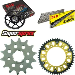 Chain Kit Stealth gold for: HONDA XR500 R 81-86/XR600 R 14-48-110 DID520VX3 Clip