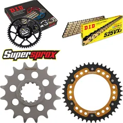 Kettensatz Stealth gold für: HONDA CBR600 RR 03-06 16-42-112 DID525VX3(G&B) Niet