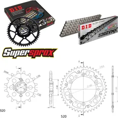 Chain Kit Stealth gold for: HONDA NX650 Dominator 88-88 15-45-108 DID520ZVM-X rivet