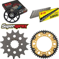 Chain Kit Stealth gold for: HONDA NX650 Dominator 32KW 15-46-110 DID520VX3 endless