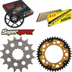 Chain Kit Stealth gold for: HONDA CBF600 /N /S 08-13 16-42-124 DID525VX3(G&B) rivet