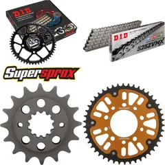 Chain Kit Stealth gold for: HONDA XRV750 Africa Twin 90-92 16-46-124 DID525ZVM-X rivet