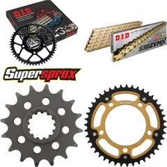 Chain Kit Stealth gold for: HONDA CB900 Hornet /S 02-06 16-43-114 DID530ZVM-X(G&G) endless