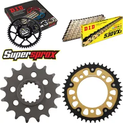 Chain Kit Stealth gold for: HONDA CBR900 R Fireblade 92-95 16-42-108 DID530VX3(G&B) rivet