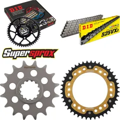 Chain Kit Stealth gold for: HONDA CBR1000 RR Fireblade 17- 16-43-116 DID525VX3 rivet
